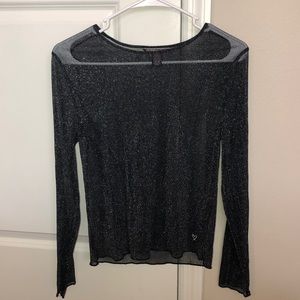 Victoria Secret Sheer Sparkle Top